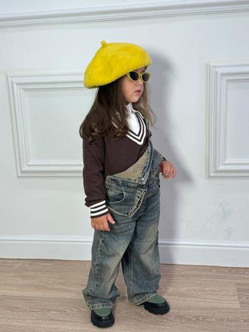 Maglioncino con Colletto Camicia unisex
