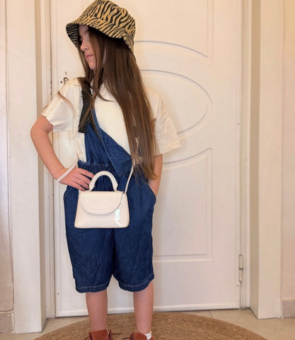 Salopette jeans unisex