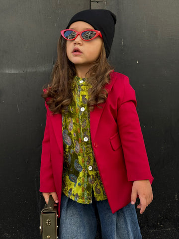 Giacca Blazer Bordeaux