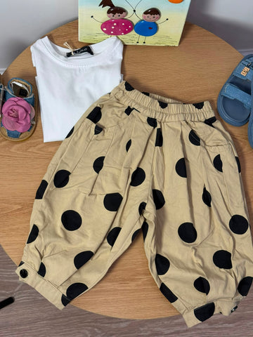 Pantalone Balloon pois