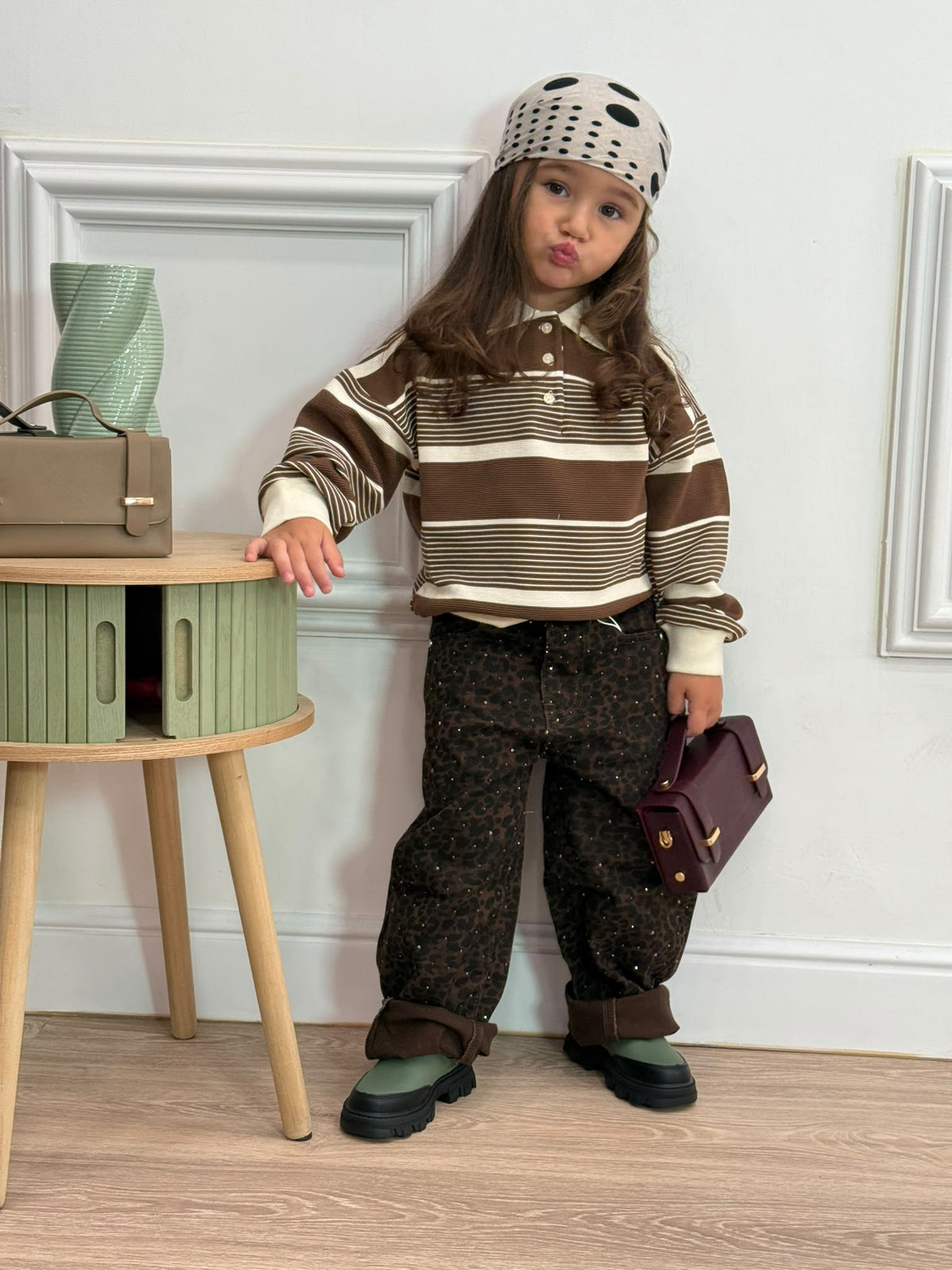 Pantalone Leopard Glitter