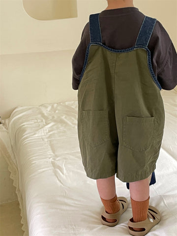 Salopette unisex  jeans e cotone morbido