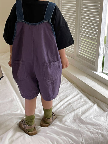 Salopette unisex  jeans e cotone morbido