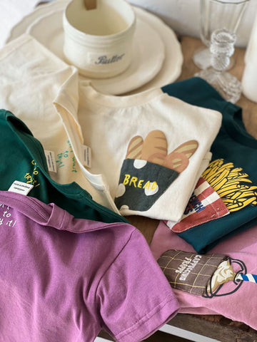 T- Shirt in cotone con stampa sulla tasca